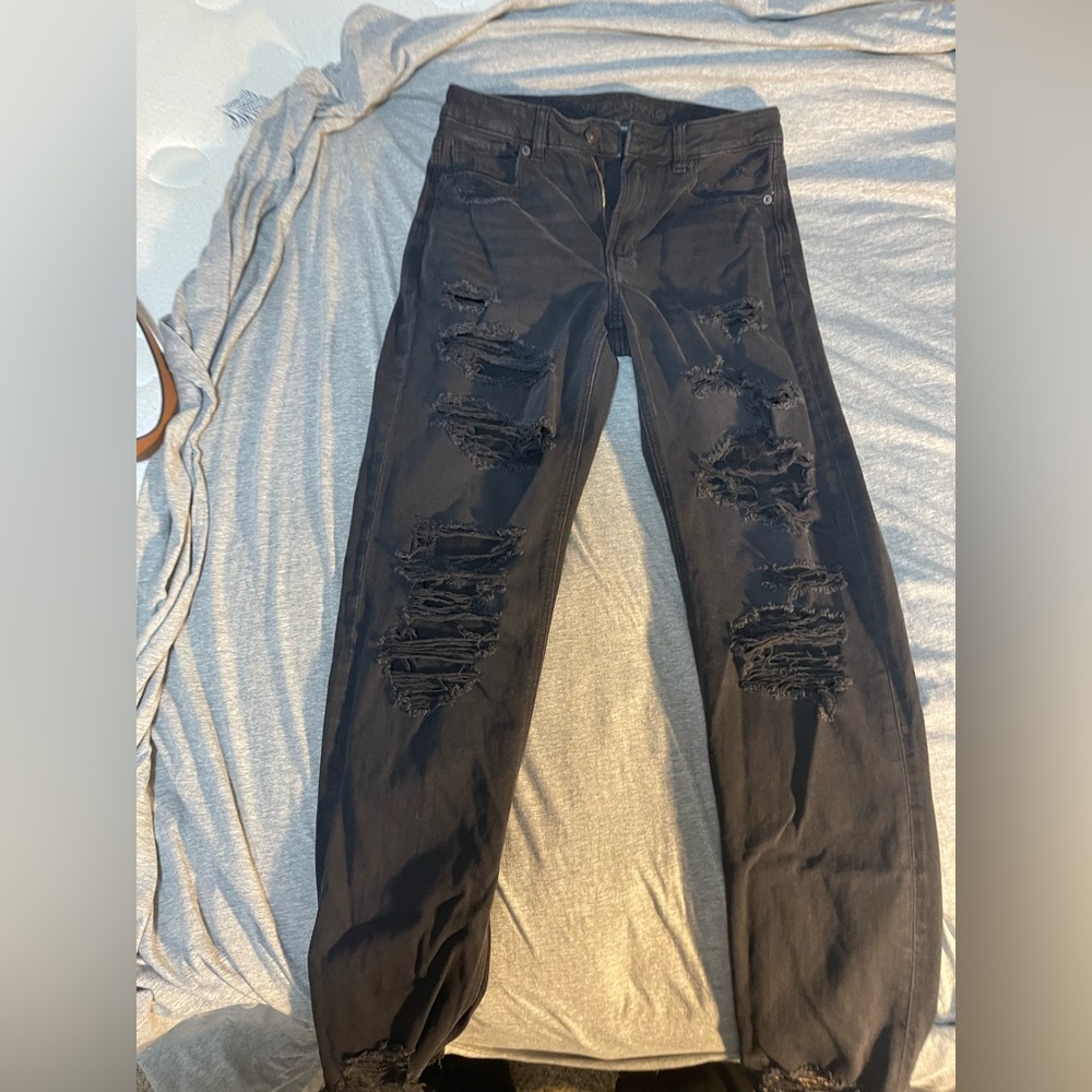 Black American Eagle jeans on extra long